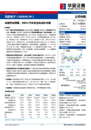 业绩符合预期，BMS+汽车安全高成长可期