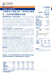 石英股份三季报点评：净利润大幅增长，业务结构调整稳步推进