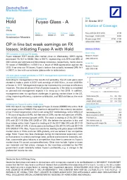 OP in line but weak earnings on FX losses; initiating Fuyao A with Hold