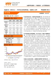半导体业务取得突破，估值再上台阶