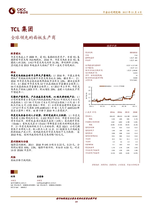 全球领先的面板生产商