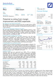 Potential re-rating from margin improvement and ROE expansion