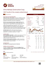 3Q17 results in line; steady outlook ahead