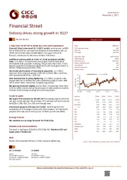 Delivery drives strong growth in 3Q17