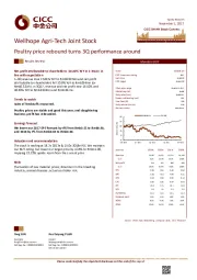 Poultry price rebound turns 3Q performance around