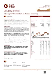 3Q sees growth momentum, on the road to recovery