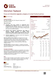 Focus on industrial upgrade; progress in smart home business