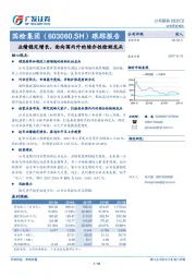 跟踪报告：业绩稳定增长，面向国内外的综合性检测龙头