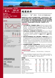 国内龙头一“超”独秀，平台+应用扬帆起航