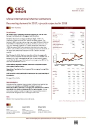 Recovering demand in 2017; up-cycle expected in 2018