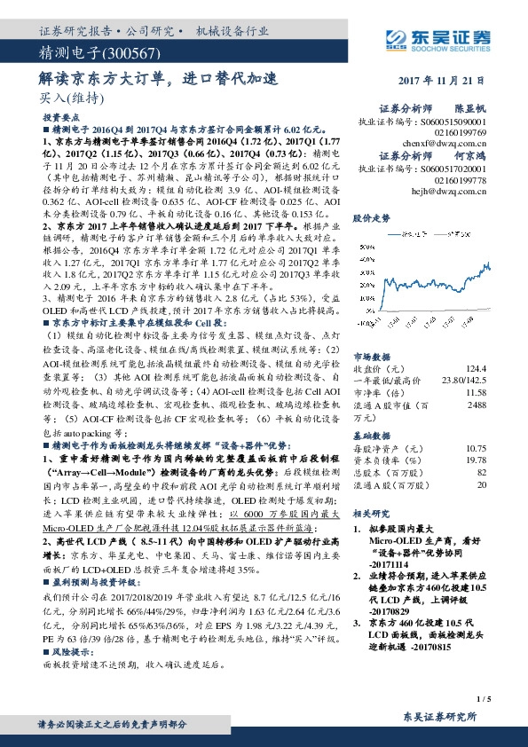 解读京东方大订单，进口替代加速