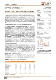 业绩迎向上拐点，未来三年边际竞争优势不断提升