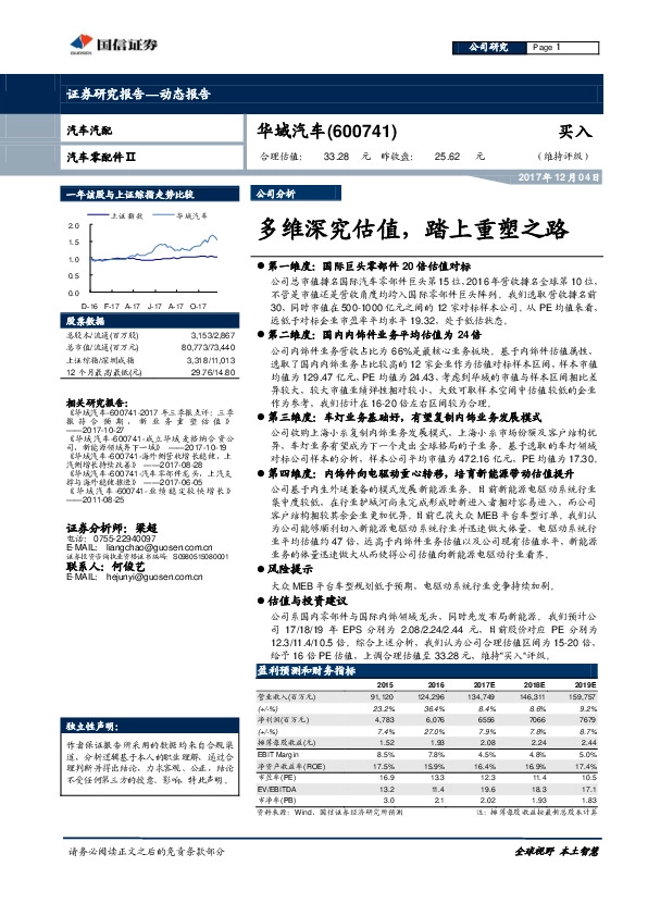 多维深究估值，踏上重塑之路