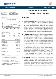 深度报告：下游景气持续，受益成本下降