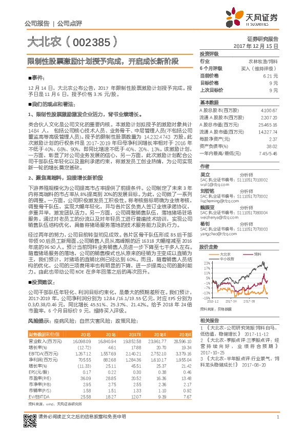 限制性股票激励计划授予完成，开启成长新阶段