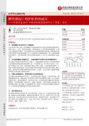 汉得信息2017年限制性股票激励计划（草案）点评：股票激励计划护航持续成长