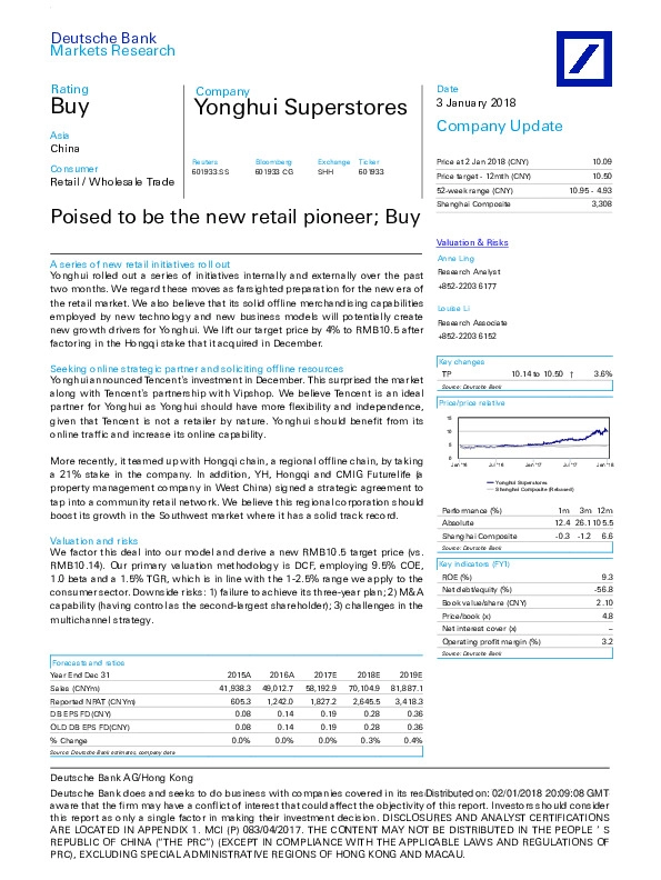 Poised to be the new retail pioneer; Buy