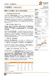 精耕中小与消费贷，高ROE的成长性银行