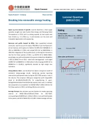 Breaking into renewable energy heating