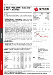 四季度收入增速超预期 存货压力进一步减轻 18年蓄势待发