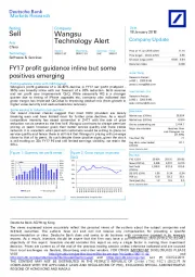 FY17 profit guidance inline but some positives emerging