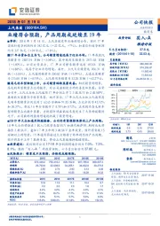 业绩符合预期，产品周期或延续至19年