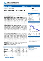 商品贸易利润增厚，2017年业绩大增