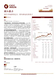 海外市场持续发力，国内精选优质客户
