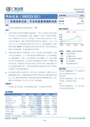 收购美新过会，开启传感器领域新征程