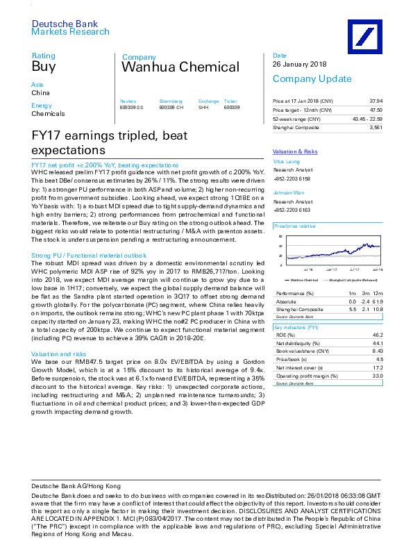 FY17 earnings tripled,beat expectations