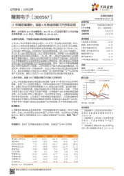 17年确定高增长，面板+半导体持续打开市场空间