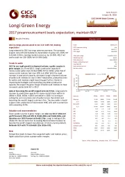 2017 preannouncement beats expectation; maintain BUY