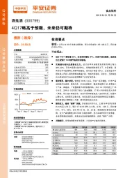 4Q17略高于预期，未来仍可期待