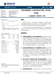 点评：年报业绩高增长，全面布局硅产业链一体化进入收获期