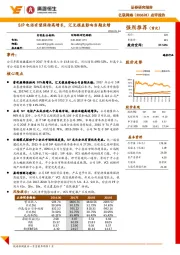 SIP电话有望保持高增长,汇兑损益影响当期业绩