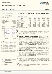 “三马一车”成效初现，龙头成长领跑行业