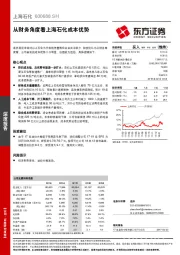 从财务角度看上海石化成本优势