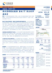 推出重磅股权激励 奏响IT国企改革最强音