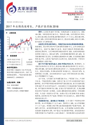 2017年业绩高速增长，产能扩张剑指2018