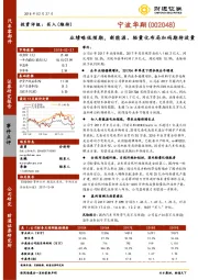 业绩略低预期，新能源、轻量化布局加码期待放量