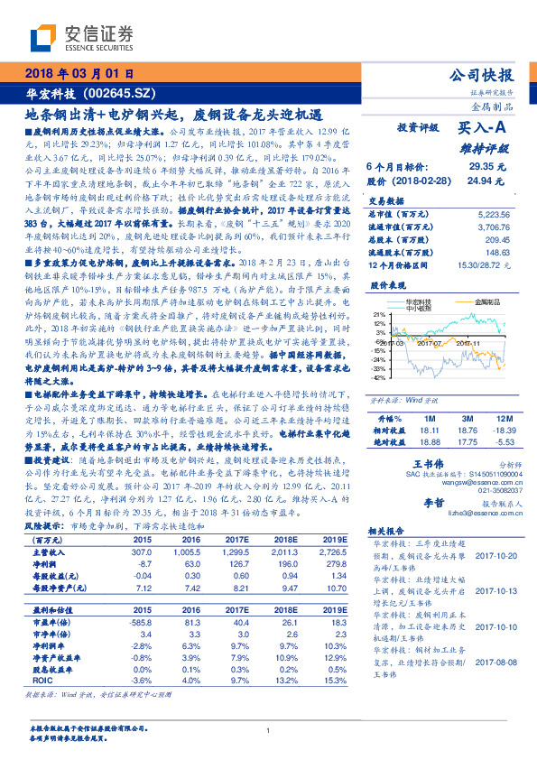 地条钢出清+电炉钢兴起，废钢设备龙头迎机遇