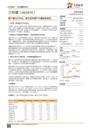 国产偏光片龙头，显示材料国产化最受益标的