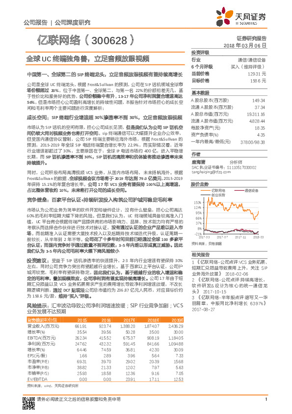 全球UC终端独角兽，立足音频放眼视频