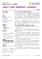 主品牌及TW双回暖，定增减轻财务压力、未来业绩弹性足