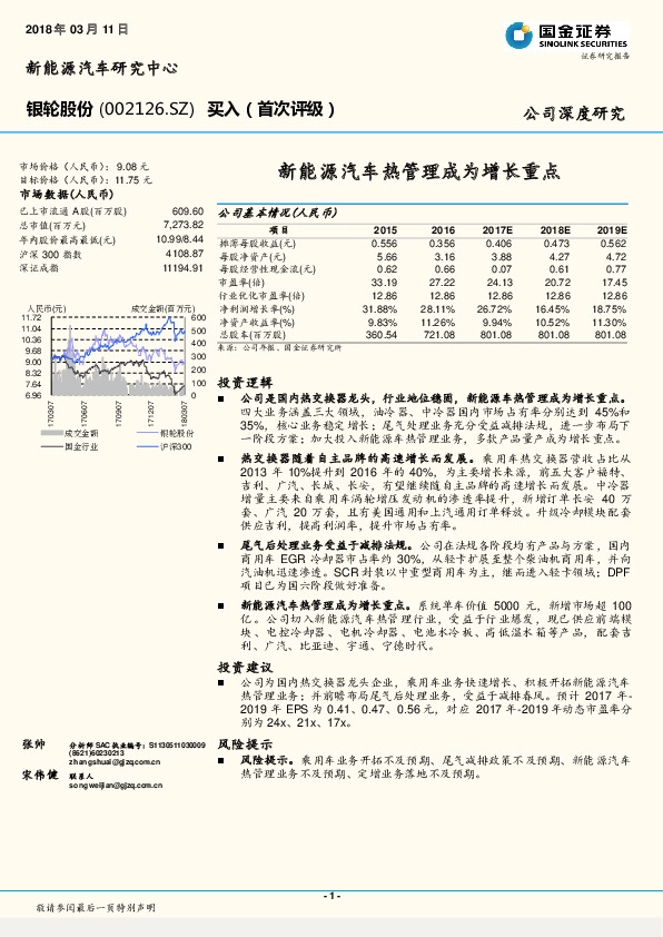 新能源汽车热管理成为增长重点
