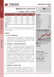 点评报告：智能安防打开公司成长空间