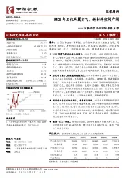 年报点评：MDI与石化两翼齐飞，新材料空间广阔