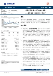 年报点评：粤东景气持续，新产能助力发展
