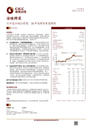 行业龙头地位稳固，18年高增长有望持续