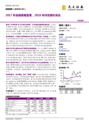 2017年业绩增幅显著，2018年内生增长突出